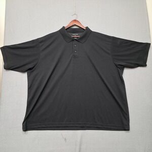 Propper Men's Black Short Sleeve Quarter Button Pullover Polo Shirt Size‎ 4XL